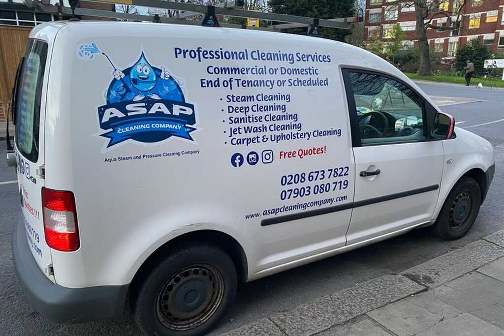 Home 27 asap cleaning van